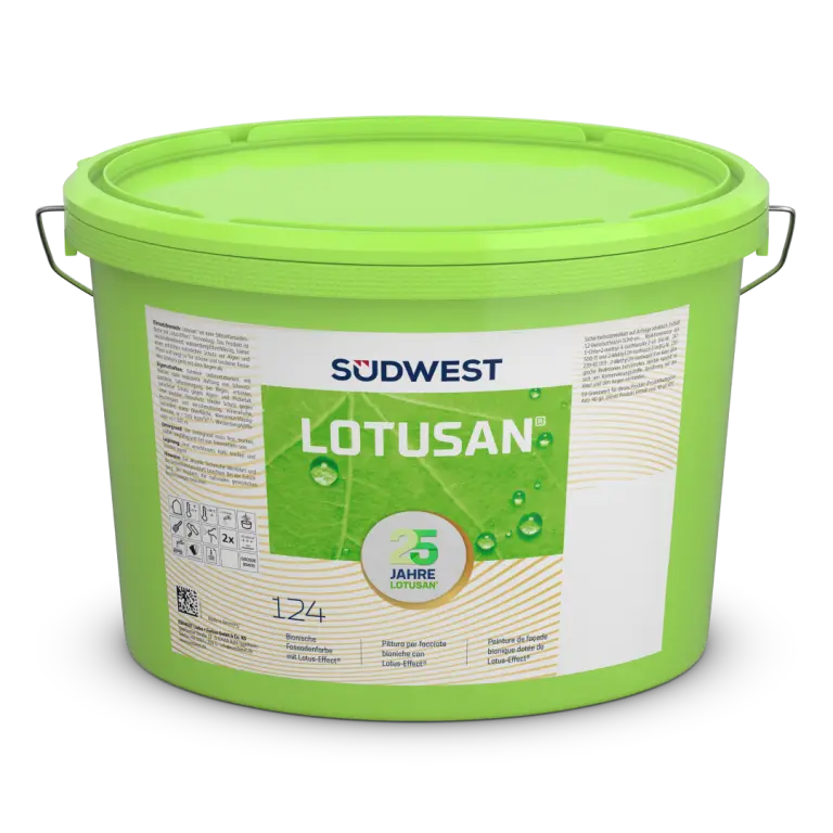 Lotusan container with 25th anniversary motif