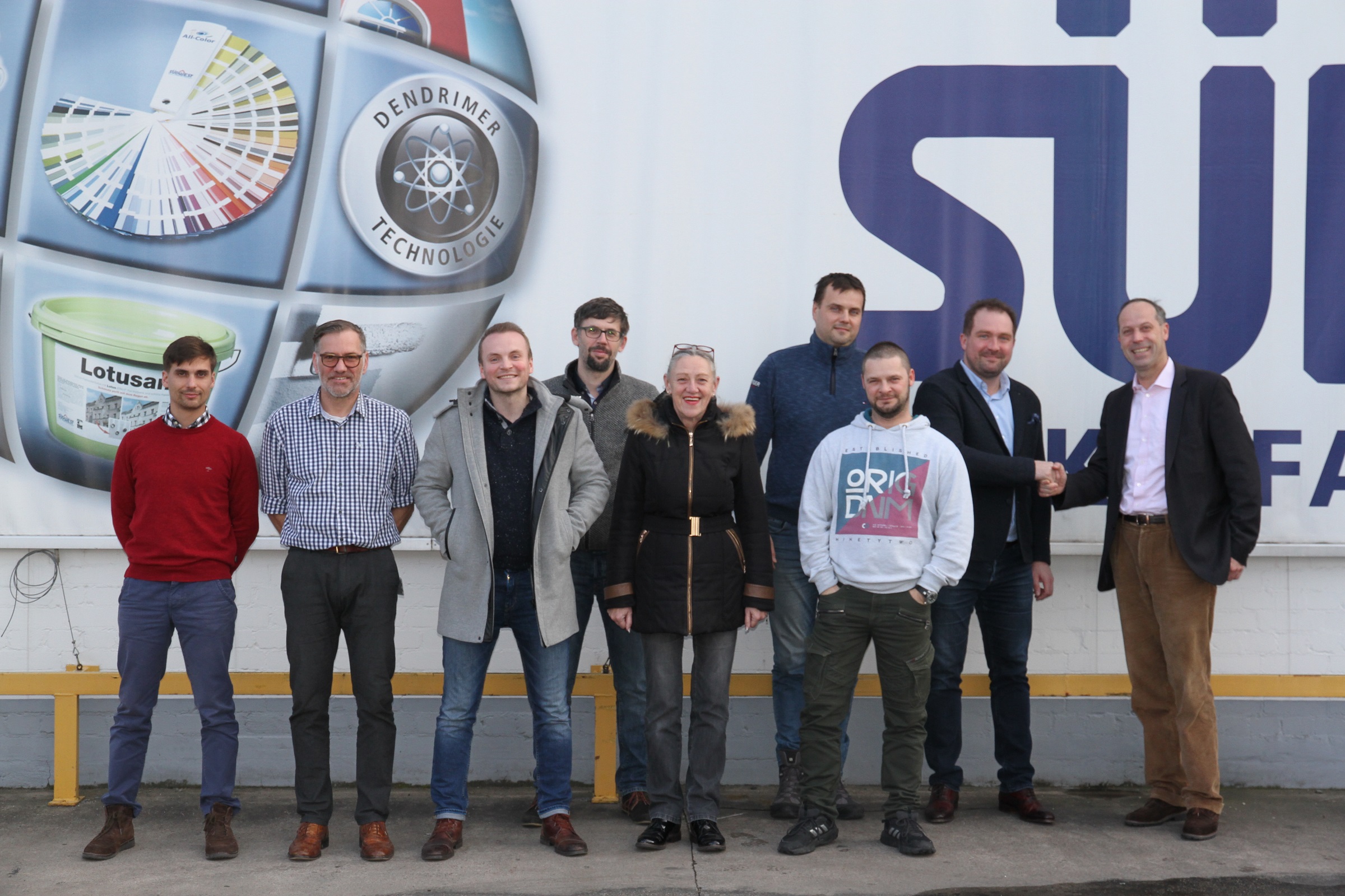 The team from B&B Montagen visiting SÜDWEST