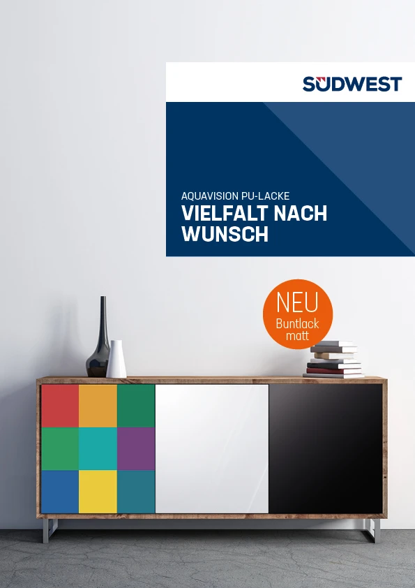 Illustration Brochure AquaVision PU-Lacke