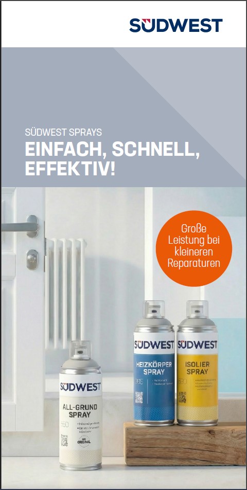 Illustration Leporello SÜDWEST Sprays front page