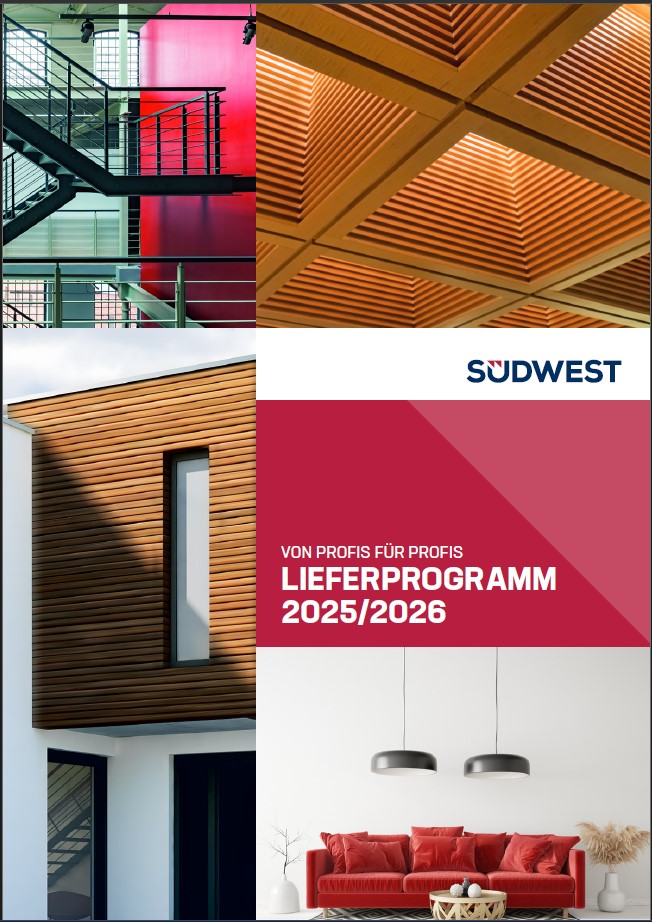 Illustration SÜDWEST delivery program front page