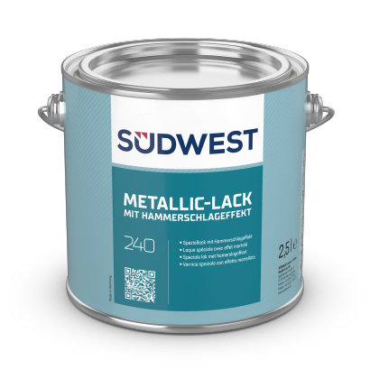 Metallic-Lack Hammerschlageffekt