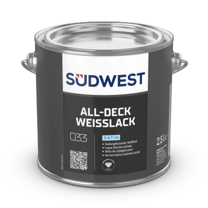 All-Deck Weißlack Satin